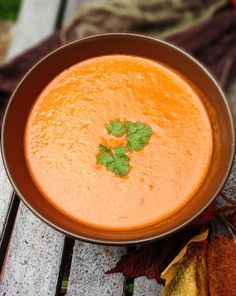 Spicy Coconut Roasted Red Pepper Soup