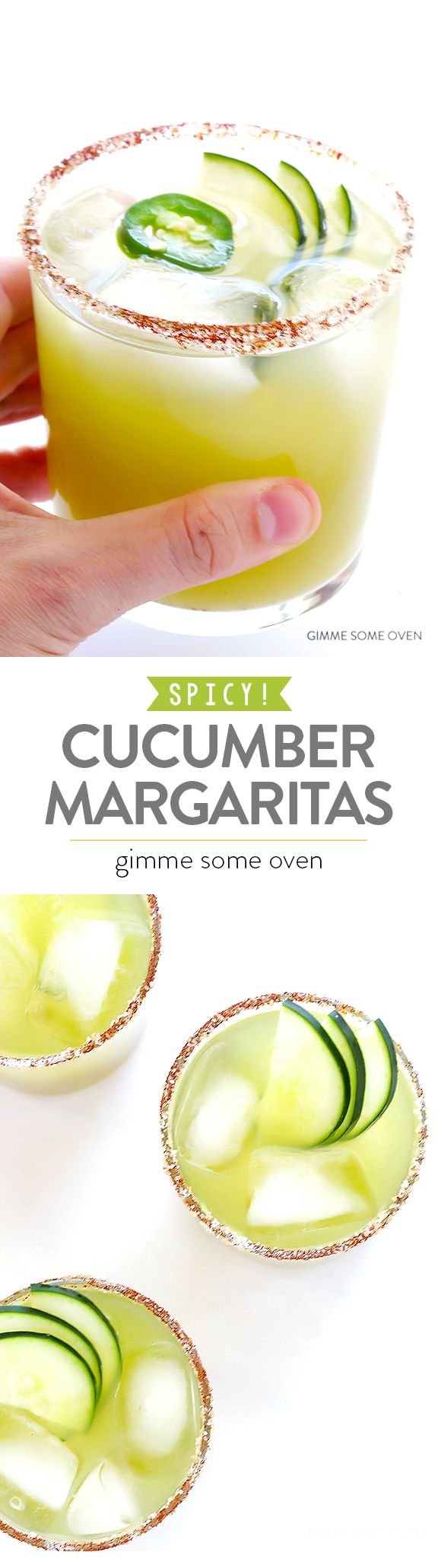 Spicy Cucumber Margaritas