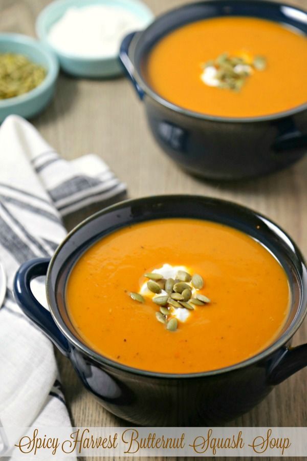 Spicy Harvest Butternut Squash Soup