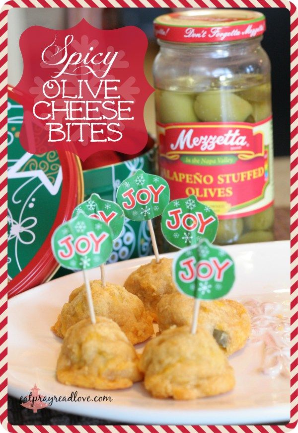 Spicy Olive Cheese Puffs