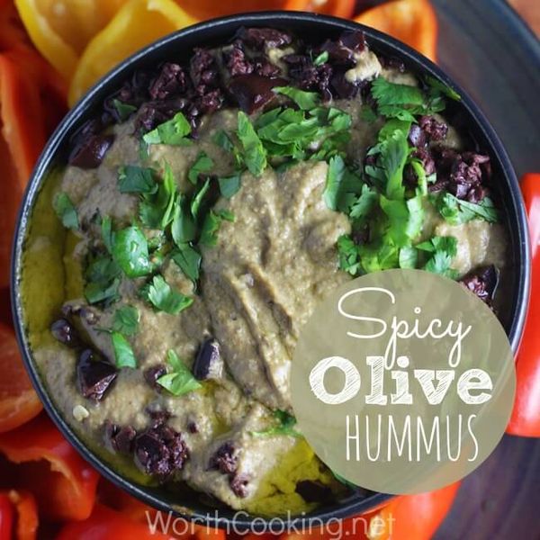 Spicy Olive Hummus