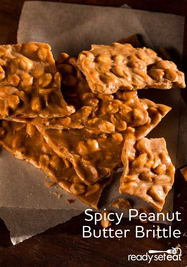 Spicy Peanut Butter Brittle