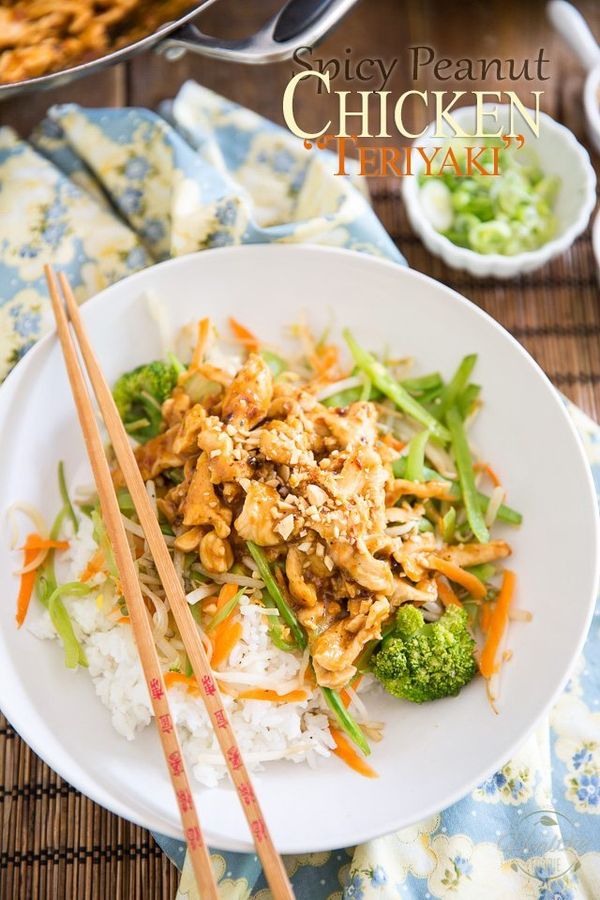 Spicy Peanut Chicken Teriyaki