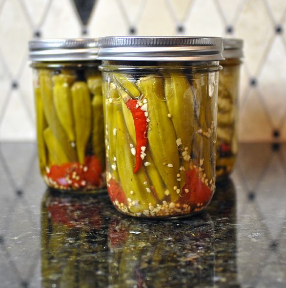 Spicy Pickled Okra