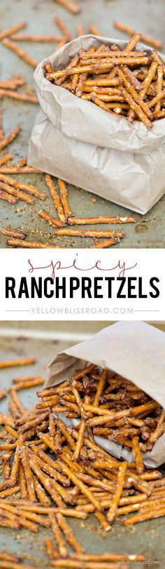 Spicy Ranch Pretzels Sticks