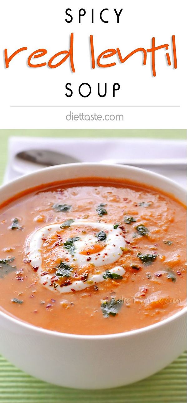 Spicy Red Lentil Soup