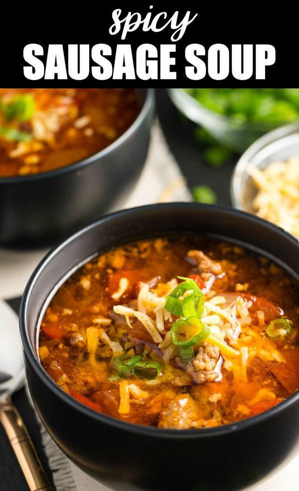 Spicy Sausage Soup