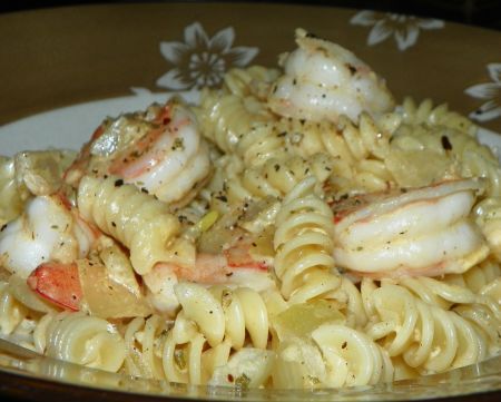 Spicy Shrimp and Pasta