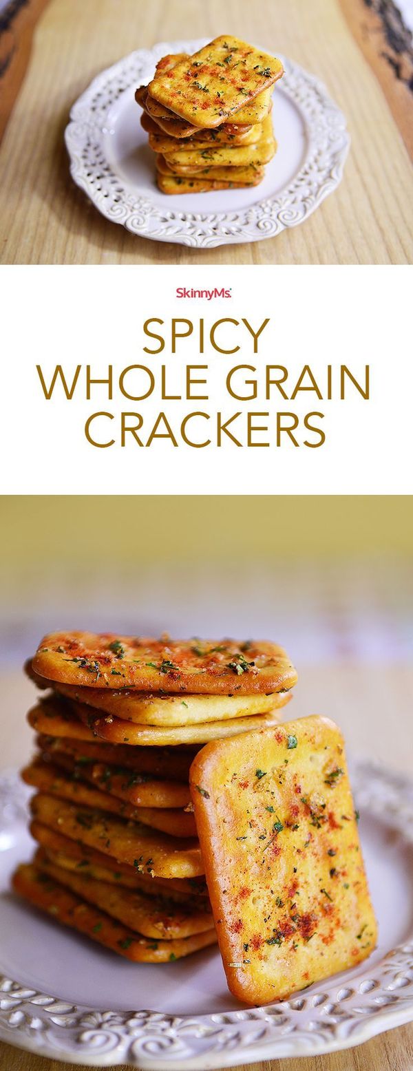 Spicy Whole Grain Crackers