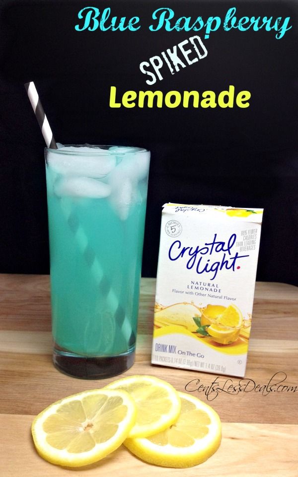 Spiked Blue Raspberry Lemonade