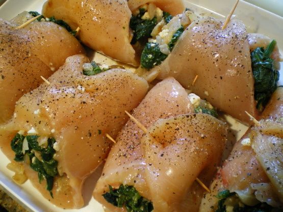 Spinach and Feta Stuffed Chicken