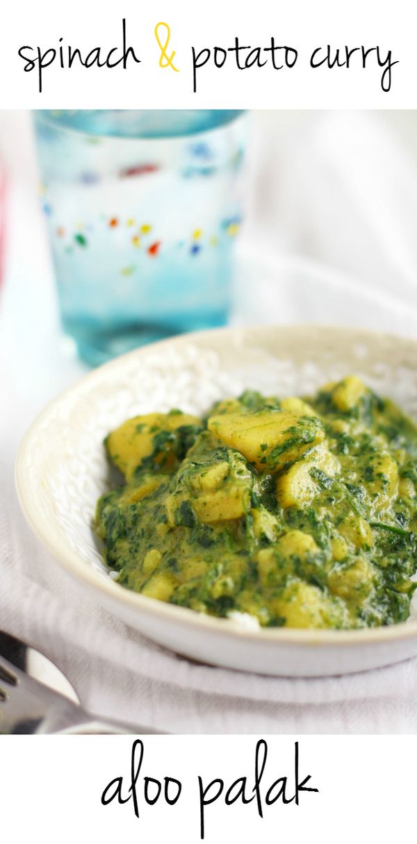 Spinach and Potato Curry (Aloo Palak