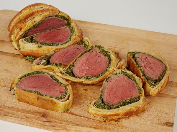 Spinach Artichoke Beef Wellington