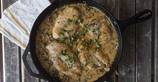 Spinach Chicken Alfredo