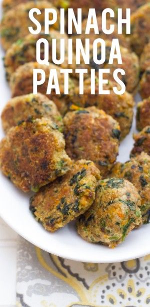 Spinach-Quinoa Patties