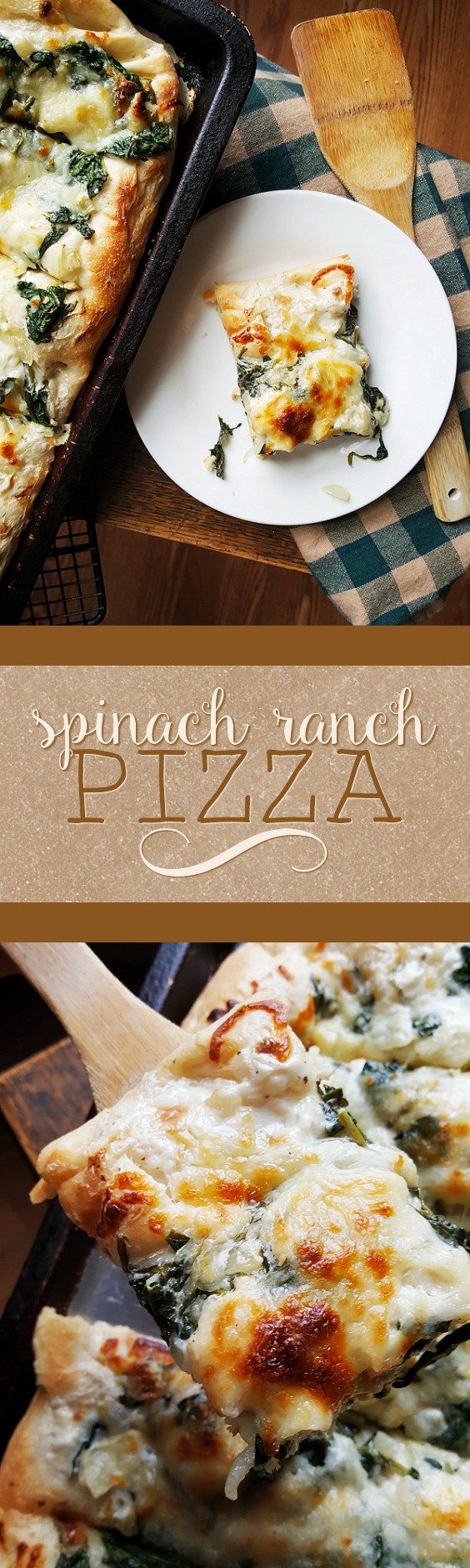 Spinach Ranch Pizza