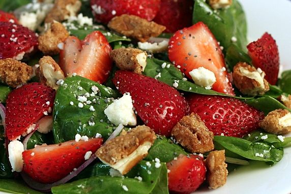 Spinach Strawberry Salad