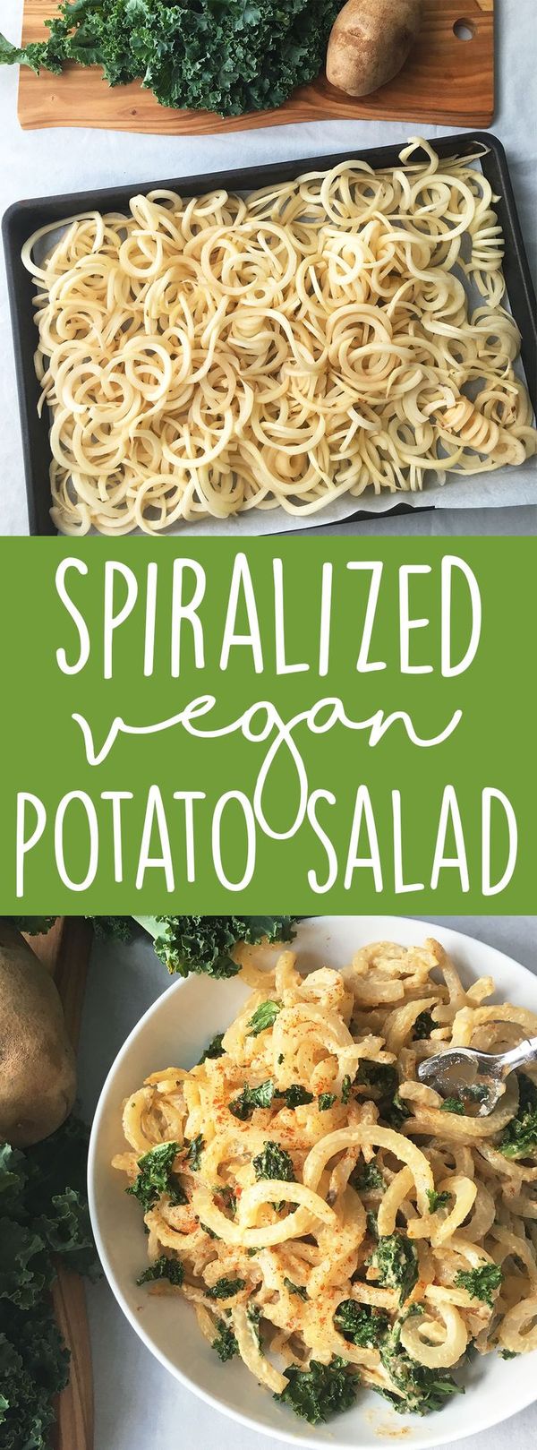 Spiralized Potato Salad