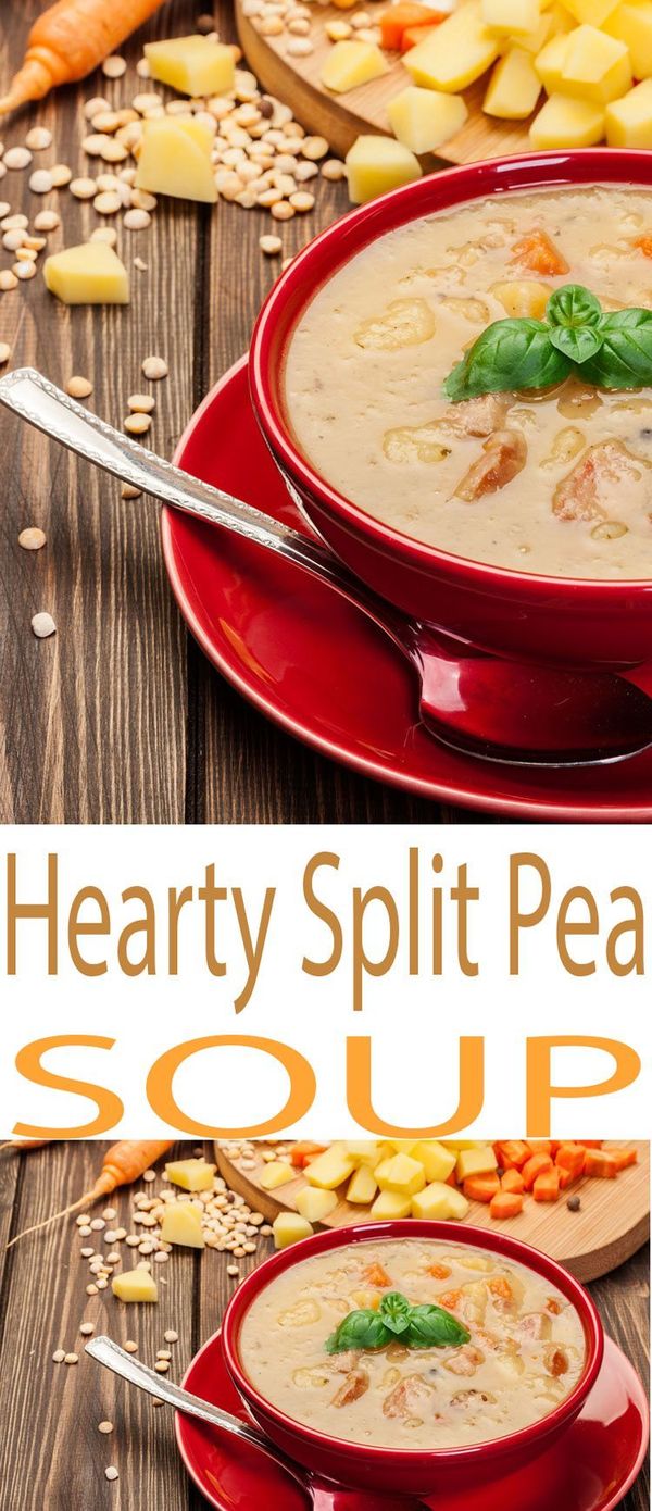 Split Pea Soup with Sausage – Slow Cooker Soup