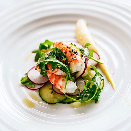 Spot Prawn Sesame Salad