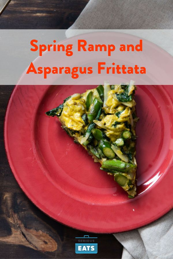 Spring Ramp and Asparagus Frittata