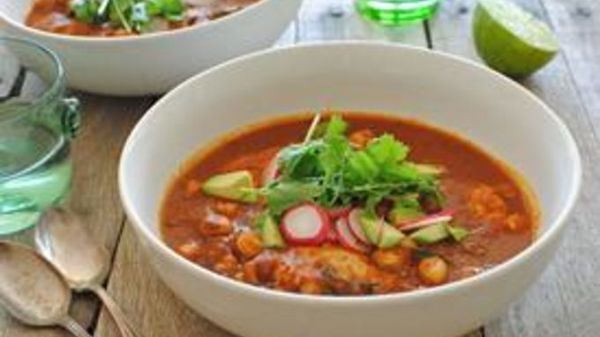 Sriracha Chicken Pozole