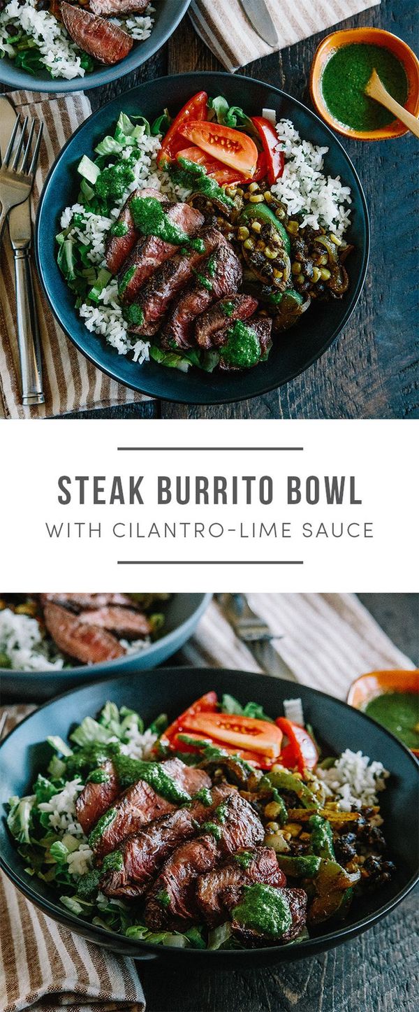 Steak burrito bowl