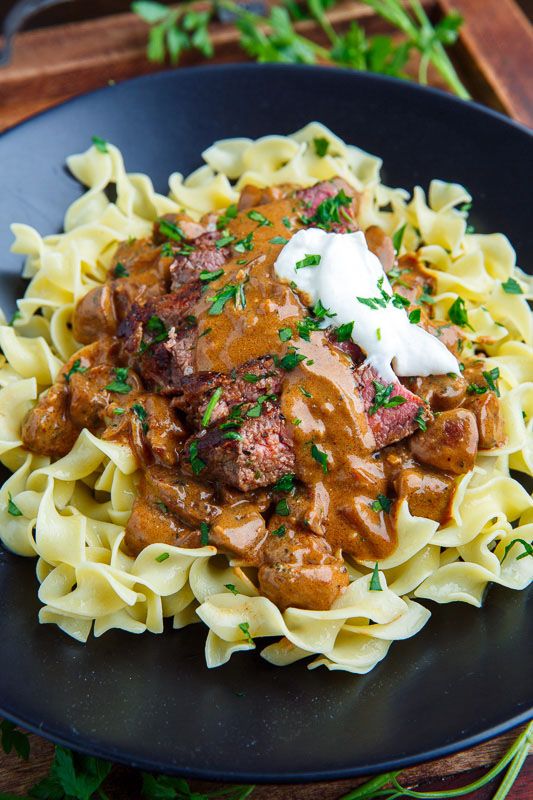 Steak Stroganoff