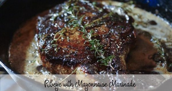 Steak with Mayo Marinade