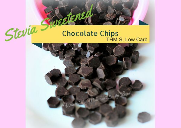 Stevia Sweetened Chocolate Chips