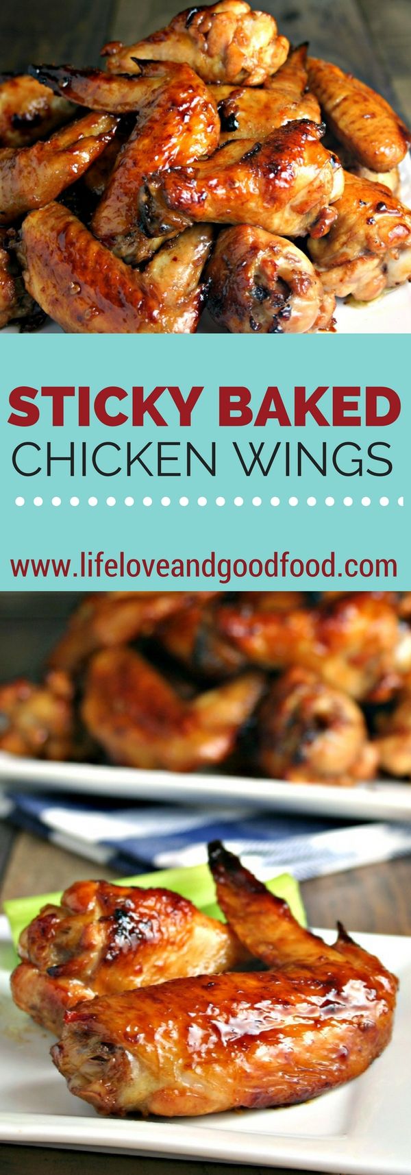 Sticky Baked Chicken Wings