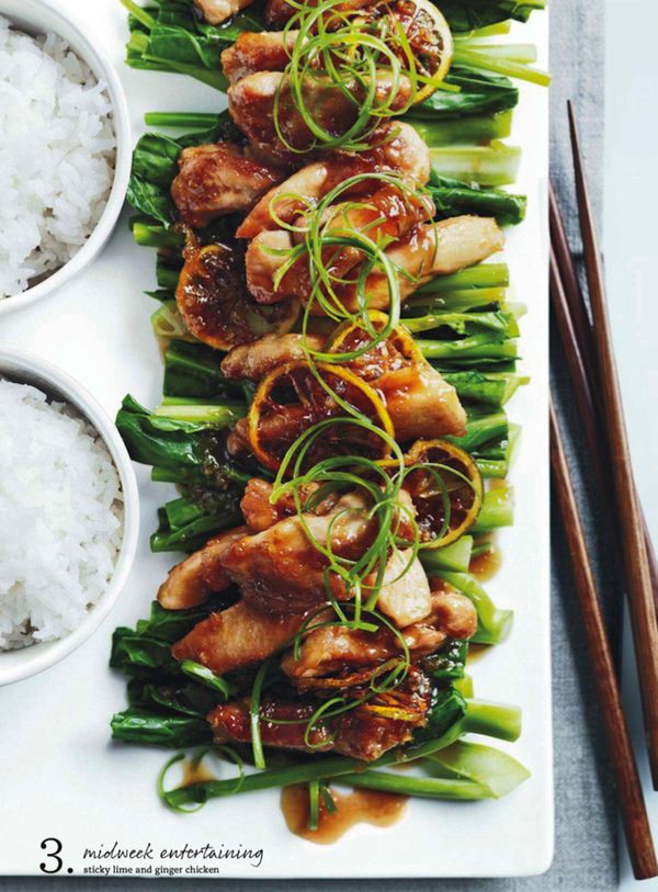 Sticky Lime and Ginger Chicken