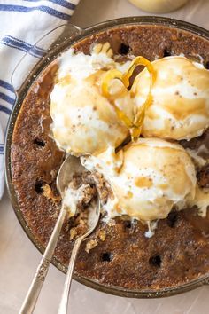 Sticky Toffee Pudding Poke Cake