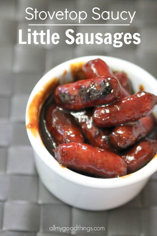 Stovetop Saucy Little Smokies Sausages