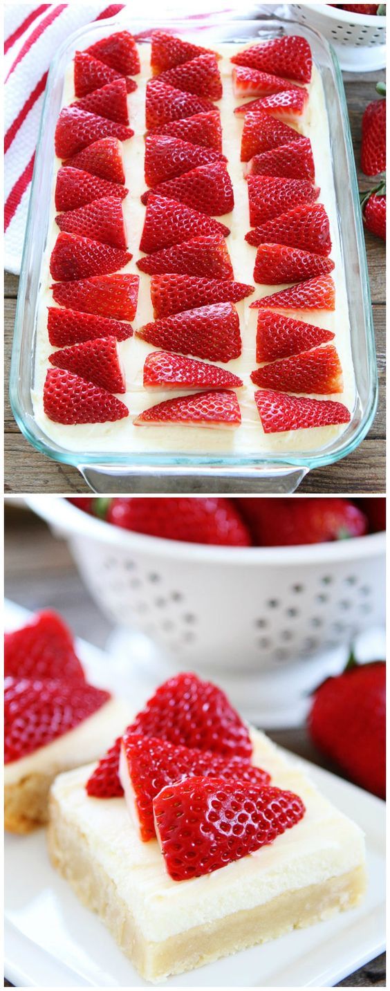 Strawberries and Cream Bars