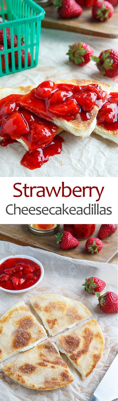 Strawberry Cheesecakeadillas