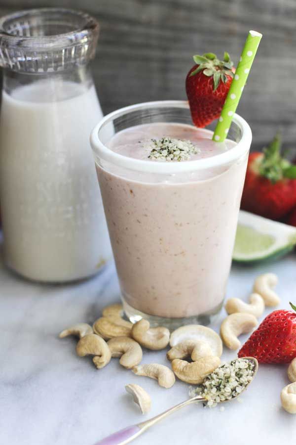 Strawberry, Coconut & Lime Smoothie