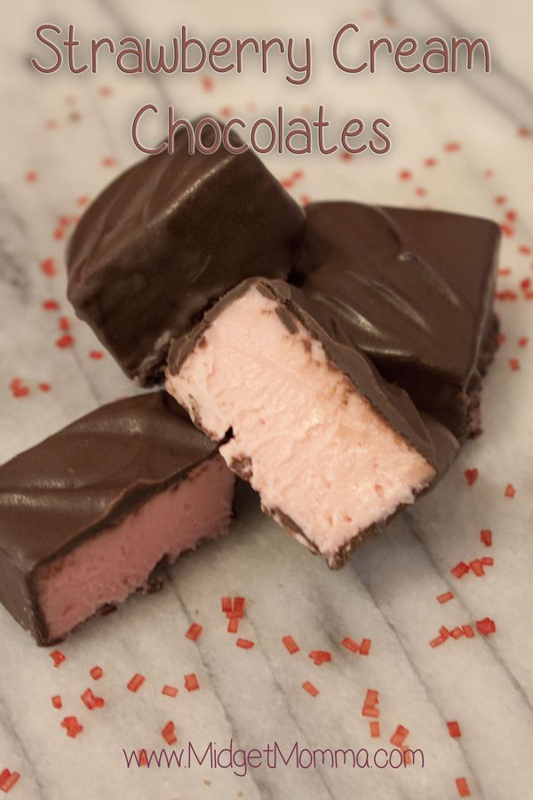 Strawberry Cream Chocolates