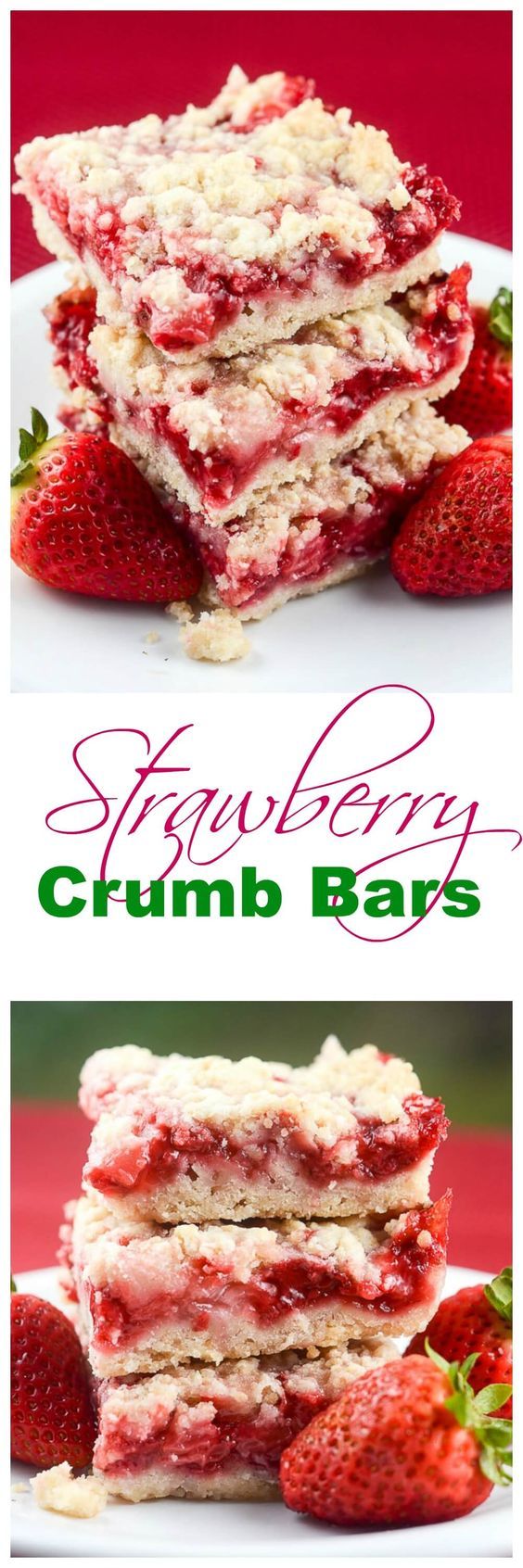 Strawberry Crumb Bars