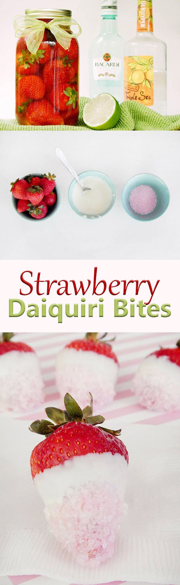 Strawberry Daiquiri Bites