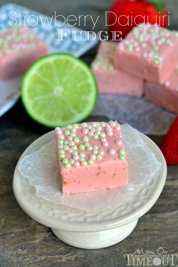 Strawberry Daiquiri Fudge