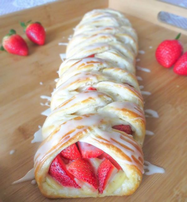 Strawberry Danish Braid