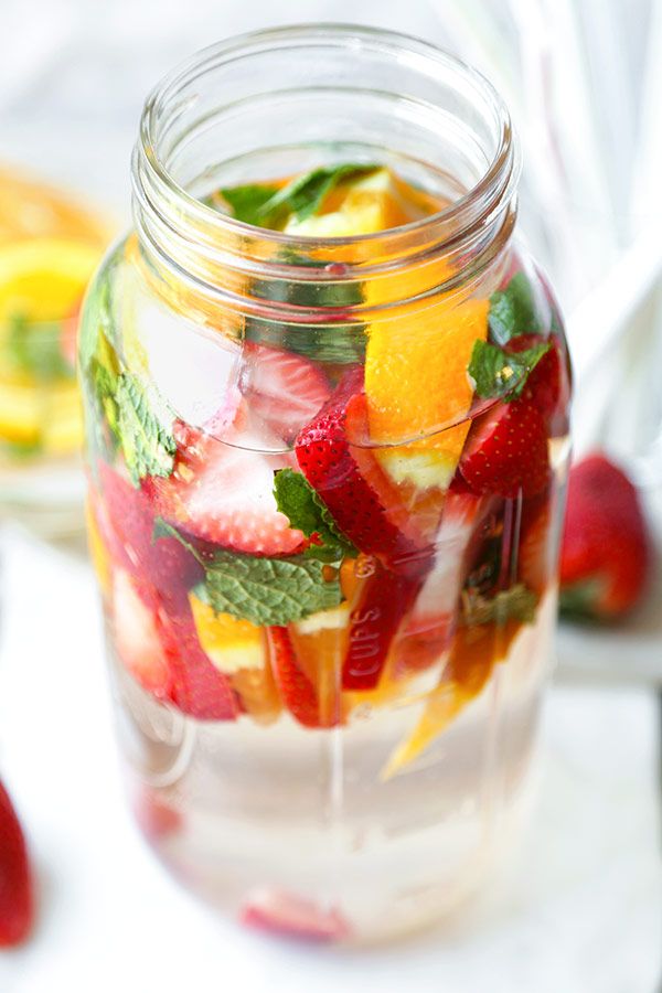 Strawberry Detox Water