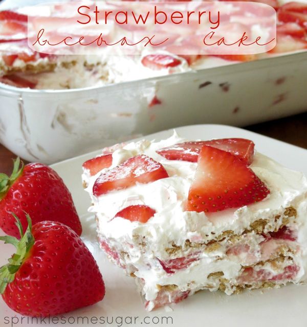 Strawberry Icebox Cake