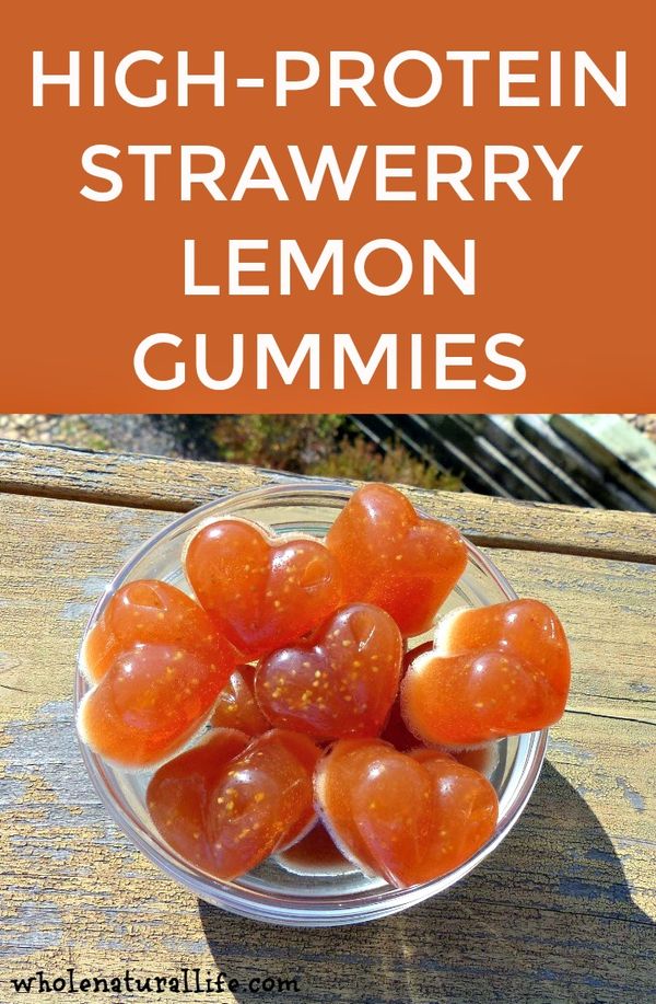 Strawberry Lemon Gelatin Snacks