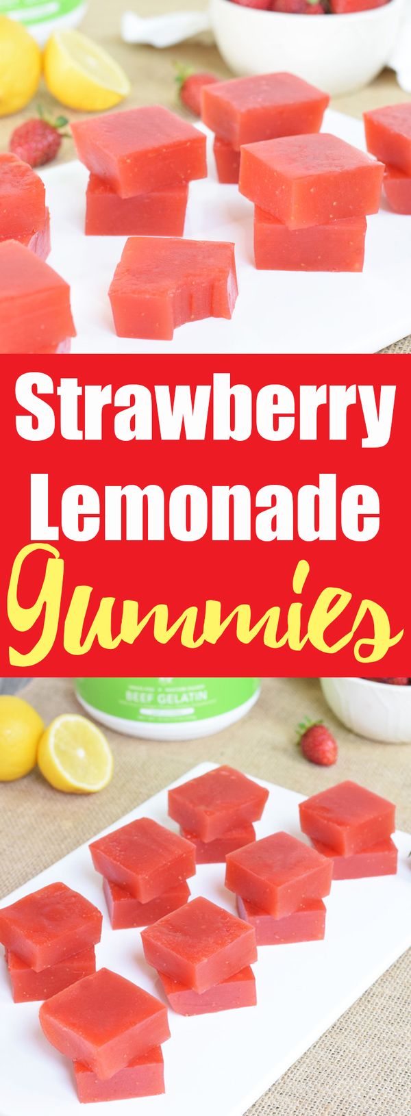 Strawberry Lemonade Gummies