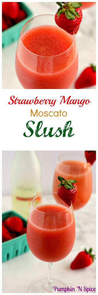 Strawberry Mango Moscato Slush