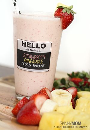 Strawberry Pineapple Protein Smoothie