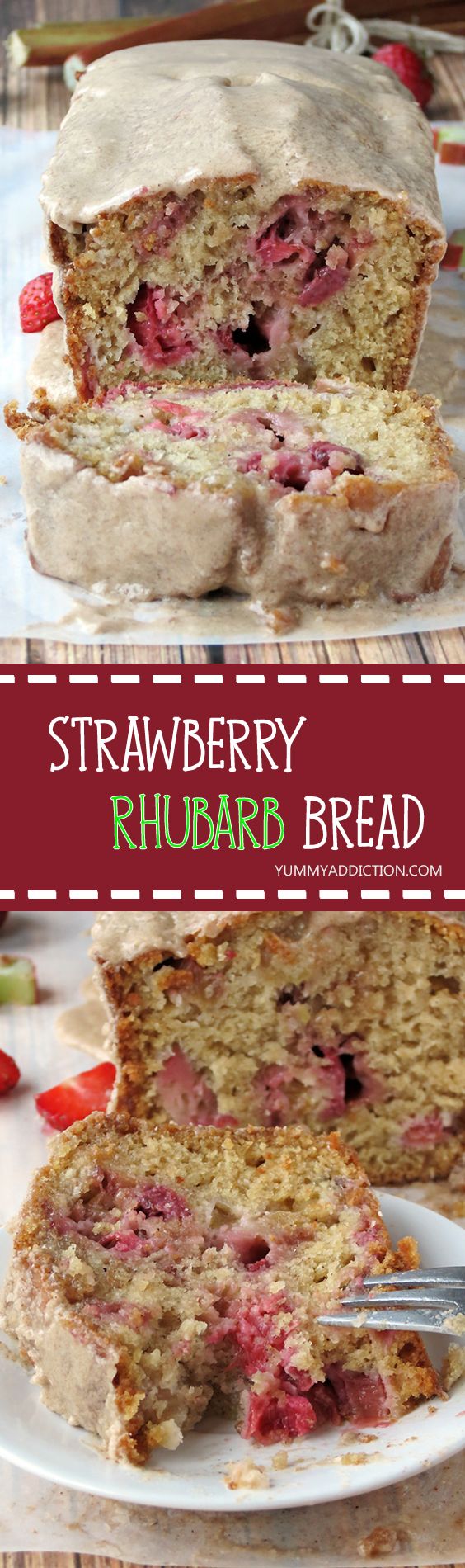 Strawberry Rhubarb Bread