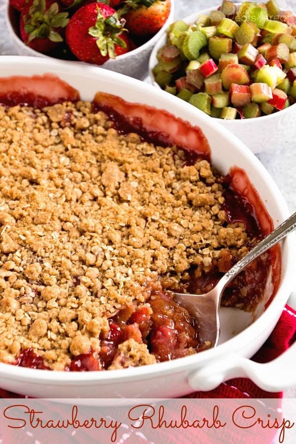 Strawberry Rhubarb Crisp